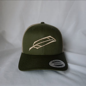 OLIVE LOGO SNAPBACK