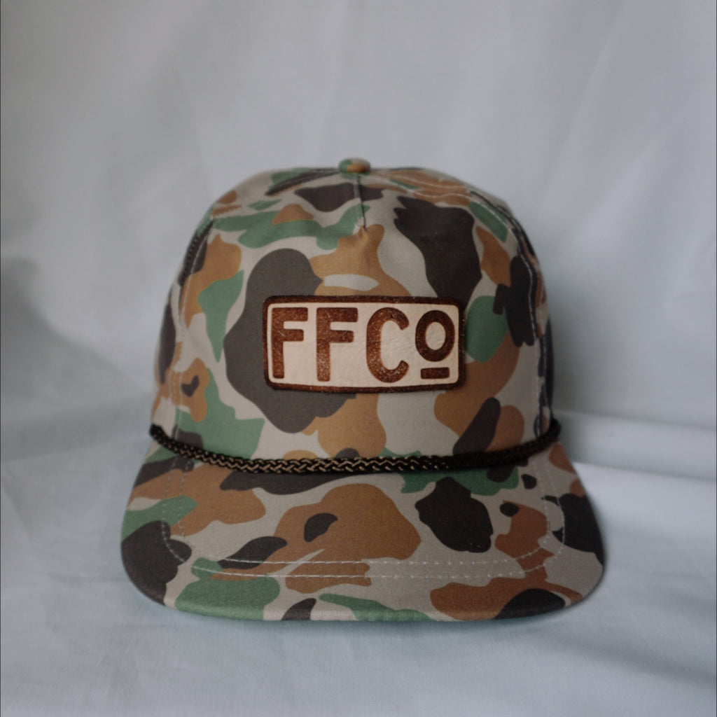FFCO LEATHER PATCH SNAPBACK