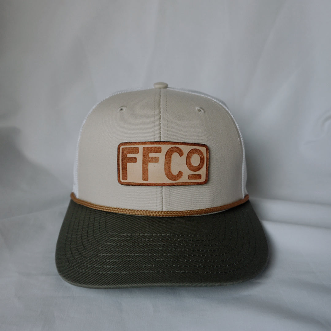 FFCO LEATHER PATCH SNAPBACK