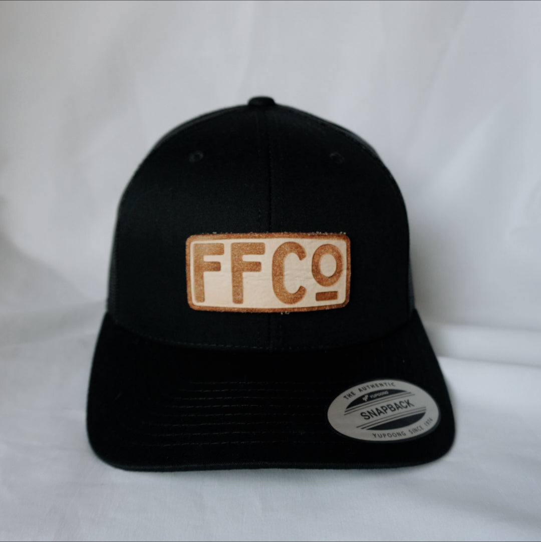 FFCO LEATHER PATCH SNAPBACK