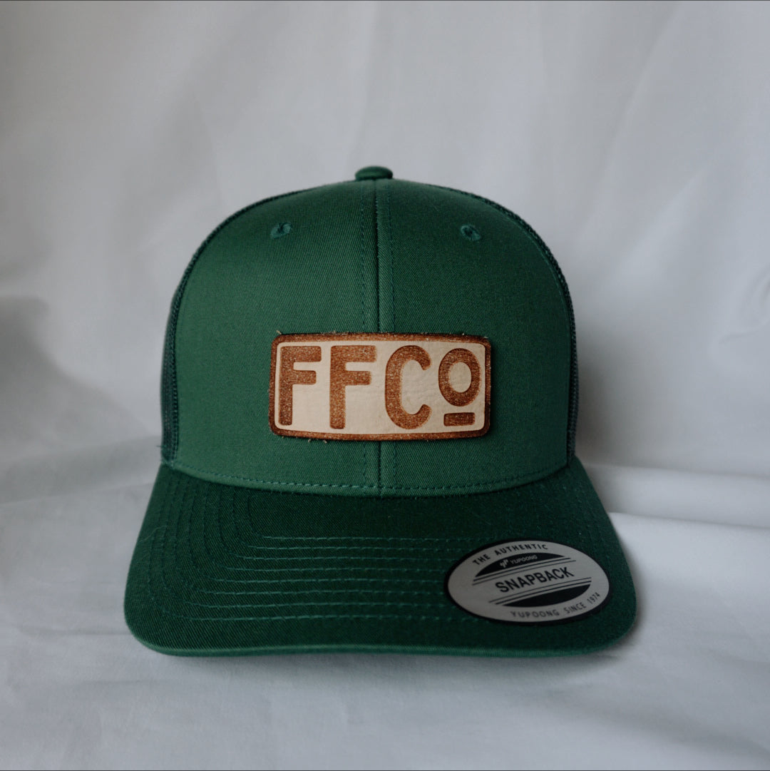 FFCO LEATHER PATCH SNAPBACK