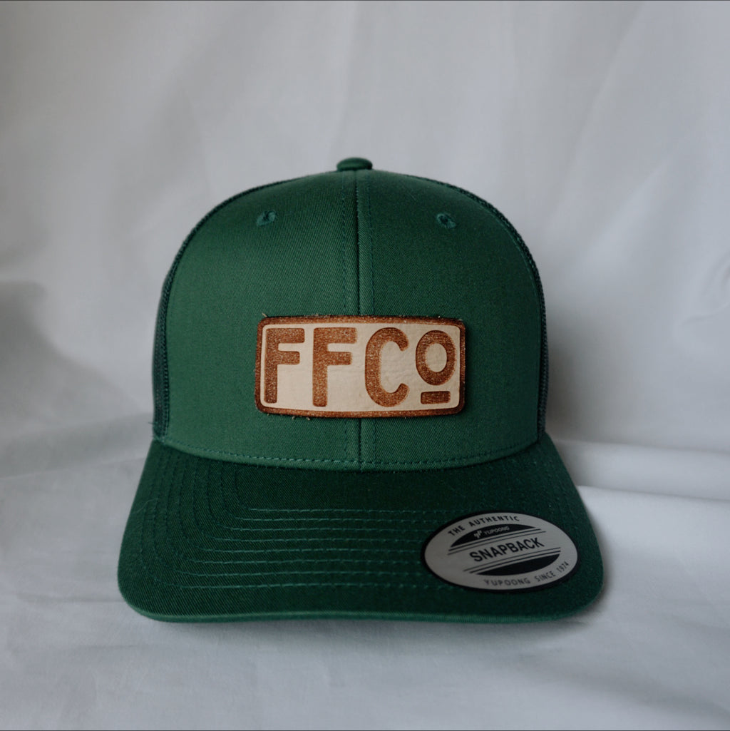FFCO LEATHER PATCH SNAPBACK