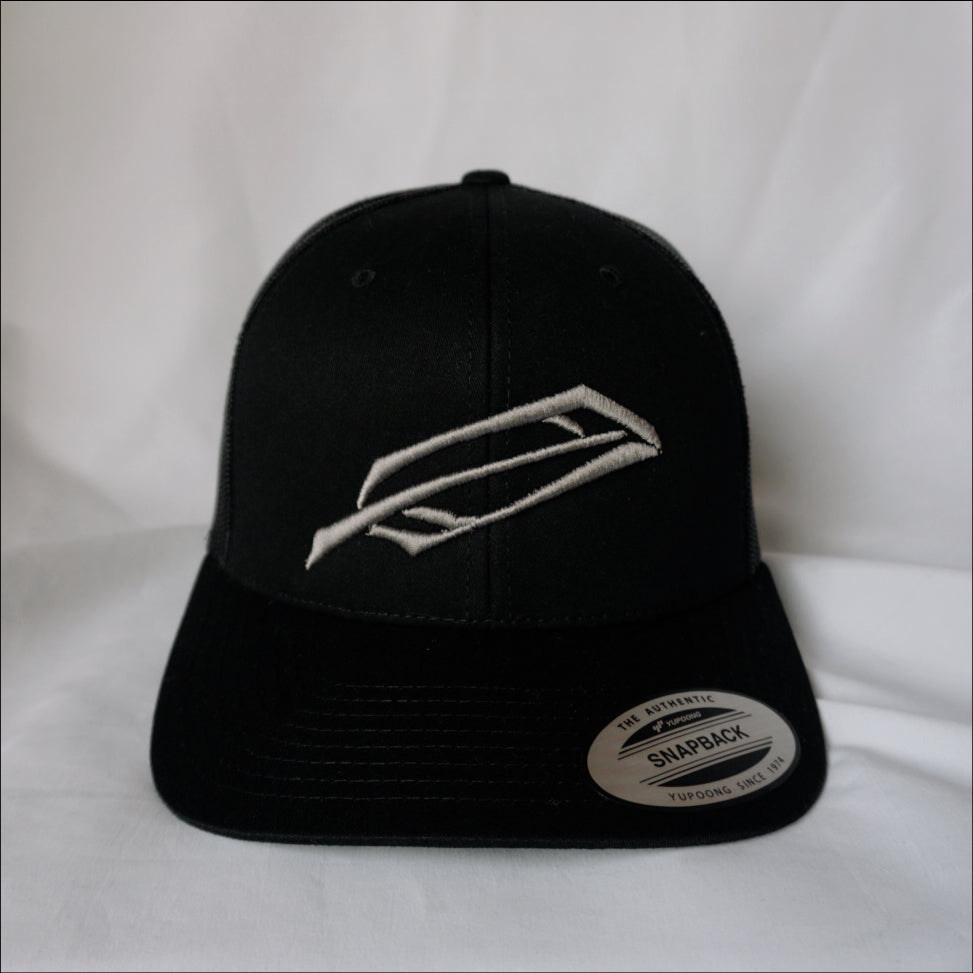 BLACK LOGO SNAPBACK